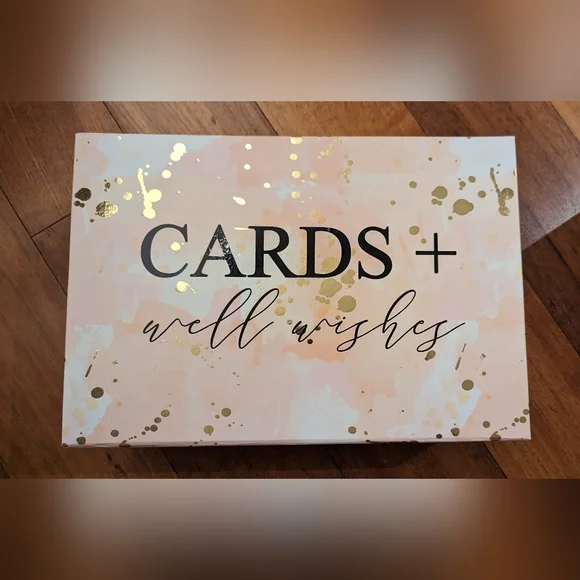 Like-New "Cards + Well Wishes" Wedding Gift Box - Picture 2 of 6